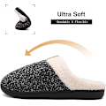Miniatyrbild 2 av 5: XJ-Herrtofflor Memory Foam Hem Komforttofflor Wo