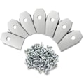 Miniatyrbilde 1 av 4: Reservedelsblader for robotgressklipper 0,75 mm (45-pakning) for Husqvarna, Gardena, kompatible med Segway Navimow robotgressklipper