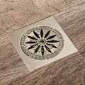Miniatyrbilde 1 av 4: Dusjavløp i messing, firkantet, luktfritt, dusjrister for bad, generøse dimensjoner på 10 x 10 cm, ideell for baderomsutstyr, kjøkken, balkong
