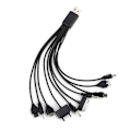 Miniatyrbilde 4 av 5: 1 stk 10-i-1 Multifunksjonell Lader USB-kabler For Ipod Motorola Nokia Samsung Lg Sony Ericsson Forbrukerelektronikk Datakabler