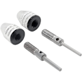 Miniatyrbild 4 av 5: XJ-4 st Borrchuck Snabbväxlingsadapter Mini 3-backars Borrchuck Skruvmejseladapter Elektrisk Borr Con
