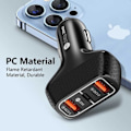 Miniatyrbillede 4 af 5: XJ-Biloplader 3 USB Superhurtig 20W PD Quick Charge 3.0