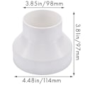 Miniatyrbillede 3 af 5: XJ-Ventilationsrør Reduceringsadapter Rør Luftkanaladapter (110-100mm)