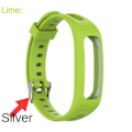 Miniatyrbillede 5 af 5: Silikone udskiftningsarmbånd til Huawei Band 4e 3e Honor Band 5 Løbearmbånd Sort