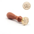 Miniatyrbillede 5 af 5: 26 engelske bogstaver Initialer Personligt brevstempel/Seglvoks /bryllupsvoks Seglstempel Brugerdefinerede invitationer Kuverter