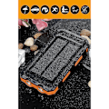 Miniatyrbilde 3 av 3: Solcellelader 20000mAh, Solpanel Powerbank Vanntett Bærbar Lader med Doble 5V USB-porter/LED