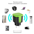Miniatyrbilde 5 av 5: XJ-Utendørs smartplugg, 16A WiFi fjernkontroll smart kontakt med strømovervåkingsfunksjon, for Smart Life Alexa EU-kontakt