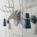 Miniatyrbillede 4 af 4: Nordisk moderne design guld horn væglamper - Ideel til soveværelse, stue eller entre - Tilføj et elegant touch til indretningen.