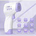 Miniatyrbillede 2 af 5: XJ-Pandetermometer til voksne Infrarødt termometer med feberalarm 2-i-1 Kontaktfri pandetermometer med hukommelsesfunktion, LCD-display