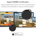 Miniatyrbilde 5 av 5: XJ-Nøkkelring, Fungerer med Apple Find My (kun iOS), Utskiftbart batteri, Mistet modus, GPS-sporing for barn, Bagasje, Lommebok