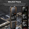 Miniatyrbillede 4 af 4: Elektronisk Alkoholtester, Elektronisk Alkoholtester, Alkoholmåler, Fransk Godkendt Elektronisk Alkoholtester