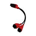 Pikkukuva 3 / 5: XJ-For Ohjelmointikaapeli 12+8 Liitin Ds808 Maxisys 906 908 12+8pin Adapteri Launch X431:lle