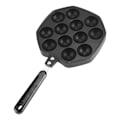 Miniatyrbillede 3 af 5: XJ-Bageform, 12 Huller Aluminium Non-stick Takoyaki Grillpande Plade Blækspruttebolle/Pandekage Stegepande Bageform, Grillplade