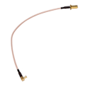 Pikkukuva 4 / 5: XJ-2x Mcx Uros Sma Naaras Rg316 Pienihäviöinen Adapterikaapeli 21cm/8.3in