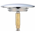 Miniatyrbilde 1 av 5: XJ-Badekaravløp, diameter 70 mm, dobbel tetning, høydejusterbar, universelt badekaravløp, servantventil, rustfritt badekaravløp.