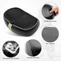 Miniatyrbild 5 av 5: Comfortable Wide No Nose Bicycle Saddle with Memory Foam Padding