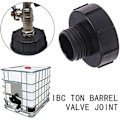Pikkukuva 4 / 5: IBC-säiliöadapteri Letkukrana Liitin DN80 3 tuumaa S100x8 100 mm Karkea Kierre 2 tuumaan S60x6 60 mm Vedenvarastosäiliön hana IBC-säiliöliittimet Kierre C