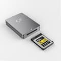Pikkukuva 4 / 5: CFexpress Type B -kortinlukija USB 3.2 Gen2 10Gbps, mukana USB-C–USB-C/A-kaapeli Silver-gray
