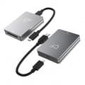 Pikkukuva 5 / 5: CFexpress Type B -kortinlukija USB 3.2 Gen2 10Gbps, mukana USB-C–USB-C/A-kaapeli Silver-gray