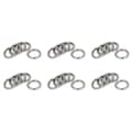 20 mm x 3 mm rustfrit stål webbing stropper svejsede O-ringe 30 stk. Silver
