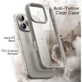 Miniatyrbild 3 av 6: Case for iPhone 16 Pro 6.3 inch, Shockproof Phone Case, Solid Color Matte TPU Frame, Scratch-Resistant Clear Back (Natural Titanium)