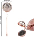 Miniatyrbillede 2 af 4: Filter Th & Eacute; Infuser Colander & Agrave; Th & Eacute; Tekande i rustfrit stål Te-bladbrygningsværktøj Gave til teelskere;