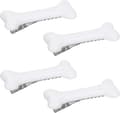 4 Pcs Halloween Bone Hair Clip White