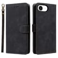 Miniatyrbild 1 av 5: Compatible with iPhone 16e Case Wallet RFID Blocking PU Leather Case Viewing Stand - Green Multicolor Multicolor Black