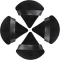 Powder Puffs, 4-Pack Triangular Powder Puffs, Suitable for Pressed Powder, Velvety Setting Powder Puffs, with Hanging Rope, Reusable, Face Makeup