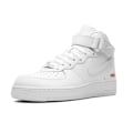 Miniatyrbild 4 av 5: Air Force 1 Mid"SupremeMiniBoxLogoWhite" Original sneakers för män och kvinnor 45