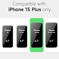 Miniatyrbild 5 av 5: iPhone 15 Plus Matt Svart Skal - Extra Kamera Skydd iPhone 15 Plus