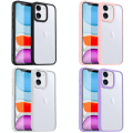 Miniatyrbild 1 av 6: iPhone Bumper Skal - Genomskinligt med Färg Lila iPhone 11 Pro Max
