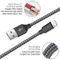 Miniatyrbillede 3 af 4: 2-Pak 2 Meter Lightning iPhone Ladekabel Sort