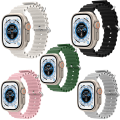 Miniatyrbild 1 av 3: Apple Watch Ocean Band - 5 Färger Vit 38/40/41 MM