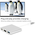 Miniatyrbild 4 av 6: 3-i-1 USB-C Multiportadapter, HDMI, USB C, USB A