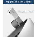 Miniatyrbild 2 av 5: USB C till USB-adapter, USB C-hane till USB A 3.0-honaadapter Silver