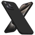 iPhone 15 Pro Max Matt Svart Skal - Extra Kamera Skydd iPhone 15 Pro Max