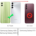 Miniatyrbild 2 av 2: Samsung A05s - Transparent TPU Skal
