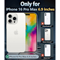 Miniatyrbild 2 av 2: iPhone 16 Pro Max - Transparent TPU Skal