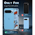 Miniatyrbild 2 av 3: Google Pixel 9 Pro - Transparent TPU Skal