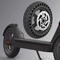 Miniatyrbillede 3 af 3: Xiaomi M365 Pro/ Pro2 dæk / baghjulsfælg / bremseskive