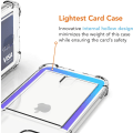 Miniatyrbild 3 av 5: Transparent iPhone Skal med Korthållare - Många Modeller iPhone X / XS
