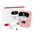 Miniatyrbillede 1 af 5: M110 Etiketprinter - Bærbar Bluetooth Termisk Etiketprinter (Pink)