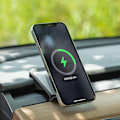 Miniatyrbillede 4 af 5: 360 Graders Bilmagnetmontering Luftventil Telefonholder Stativ Til Iphone 13/12 Pro Max Mini (sort)