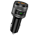 Miniatyrbillede 3 af 5: Mini Bil Bluetooth MP3 Bil FM Sendemodul Hurtig Opladning QC3.0 Oplader