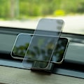 Miniatyrbillede 5 af 5: 360 Graders Bilmagnetmontering Luftventil Telefonholder Stativ Til Iphone 13/12 Pro Max Mini (sort)