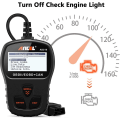 Miniatyrbillede 3 af 5: Ad210 Obd Ii Bilscanner til Bil - Automotive Køretøjs Obd2 Scanner Diagnostisk Scanværktøj - Sort