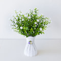 Miniatyrbilde 2 av 4: Kunstig blomsterbukett, oransje, 10 bunter