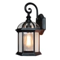 Miniatyrbild 1 av 5: Utomhus Vägglampa Installation Dubbellager 8 Inch Svart Vägglampa Exteriör Vägglykta Vattentät Vägglampa Veranda Ljus Väggmonterad för House Ga