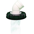 Miniatyrbillede 1 af 3: Vaskbar nylon IBC filter med låg IBC regnvandsbeholder 1000 liter 163 mm nålefilt